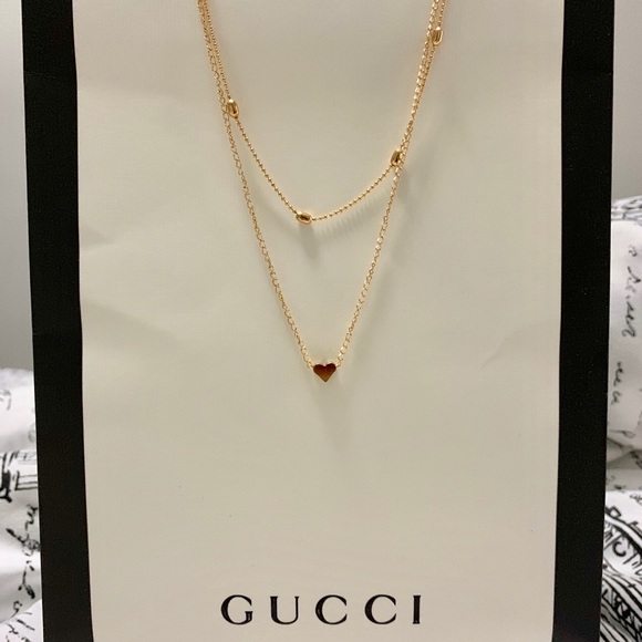 Tiny hearts necklace - Picture 2 of 2